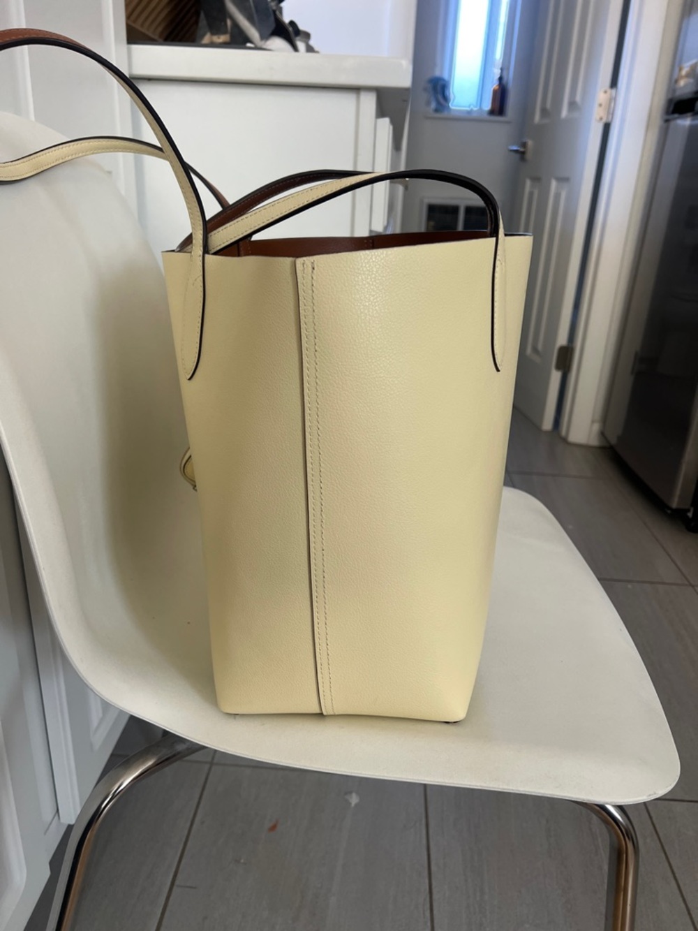kate spade butter yellow Leather Tote - Picture 3 of 5